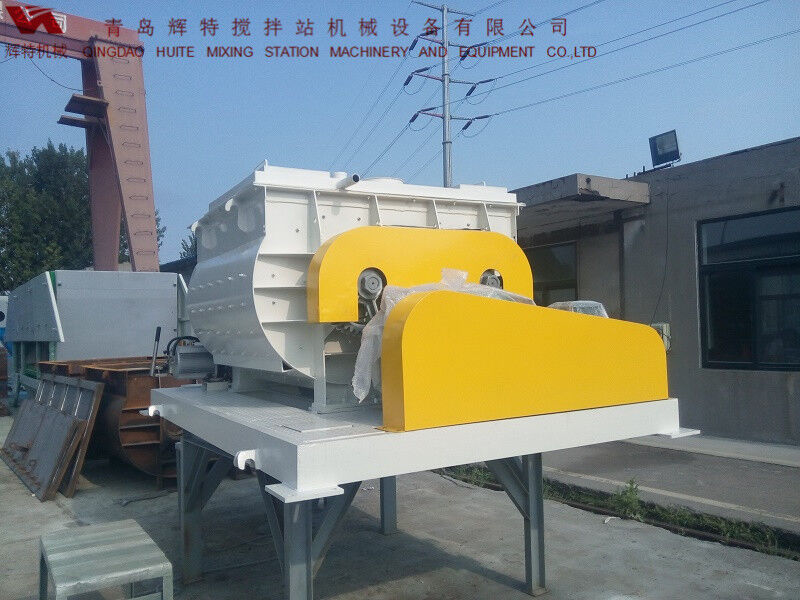 JS750攪拌臂采用偏心式設(shè)計(jì)，延長使用壽命，青島輝特機(jī)械