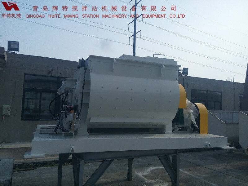 JS750攪拌臂采用偏心式設(shè)計(jì)，延長使用壽命，青島輝特機(jī)械