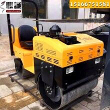 看成??！看1.5噸座駕式柴油壓路機 雙鋼輪壓路機 溝槽施工壓土機